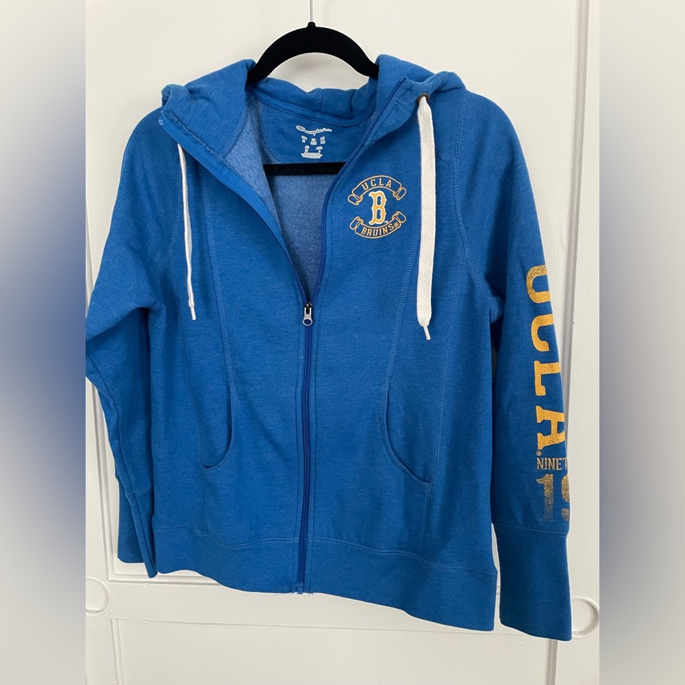 Champion UCLA Bruins Elite Sky Blue Sweatshirt Hoodie